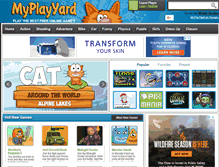 Tablet Screenshot of myplayyard.com